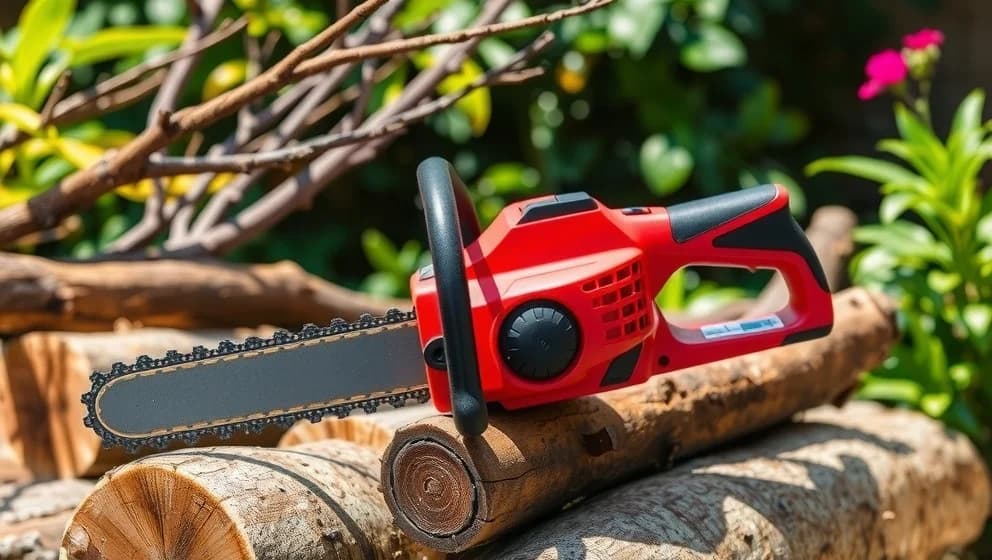 Elektrisk motorsåg Husqvarna för hemmabruk