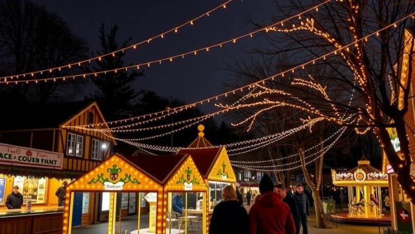 Skansens light show är ett magiskt julfarande