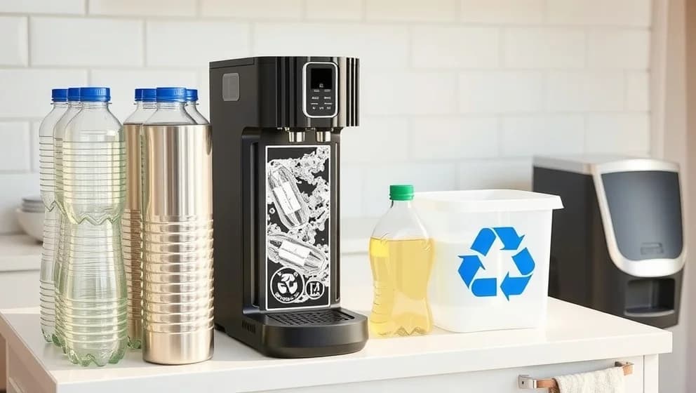 Sodastream elektrisk gör kolsyrat vatten hemma